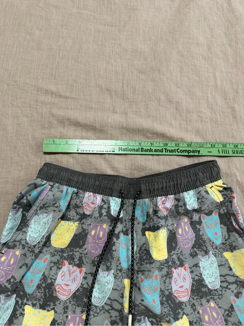 Lost Surfboards Swim Trunks All-over Print Masks Size Small Men’s Summer Beach